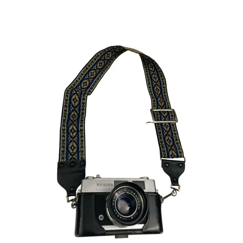 Vintage Konica Auto S2 35mm Film Camera With Hexanon 45mm f/1.8 Lens & untested
